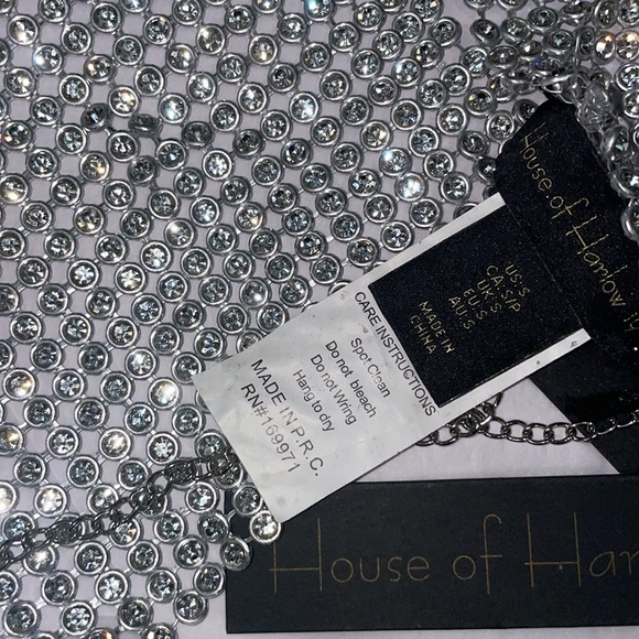 HOUSE OF HARLOW 1960 Rhinestone Vest- NEW - Picture 9 of 9